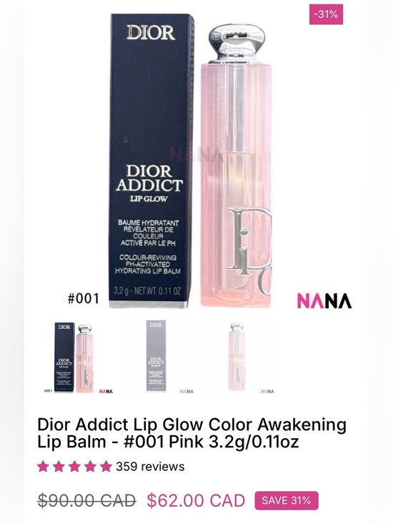 Dior Other - Dior Addict Lip Glow Lip Balm - Pink